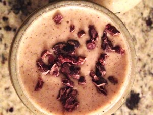 Banana Almond Coconut shake